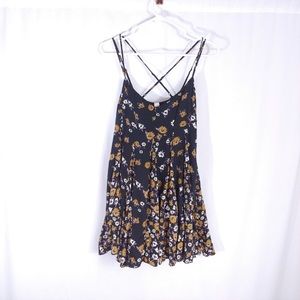 Free People X Yuma floral swing dress size 2